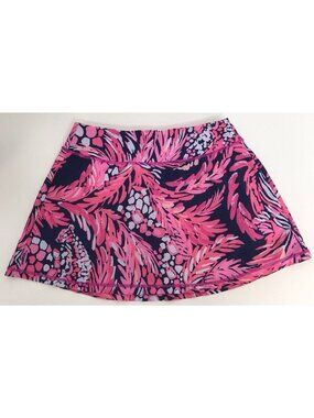 Lilly Pulitzer Luxletic Keegan Athletic Skirt Skort XS A Jungle In Here